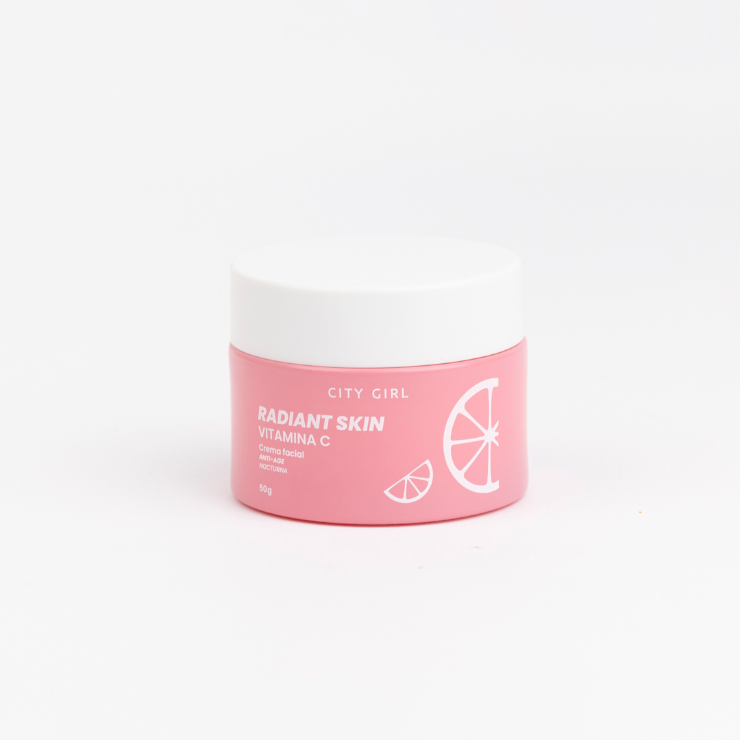 crema facial de noche anti age vitamina c city girl
