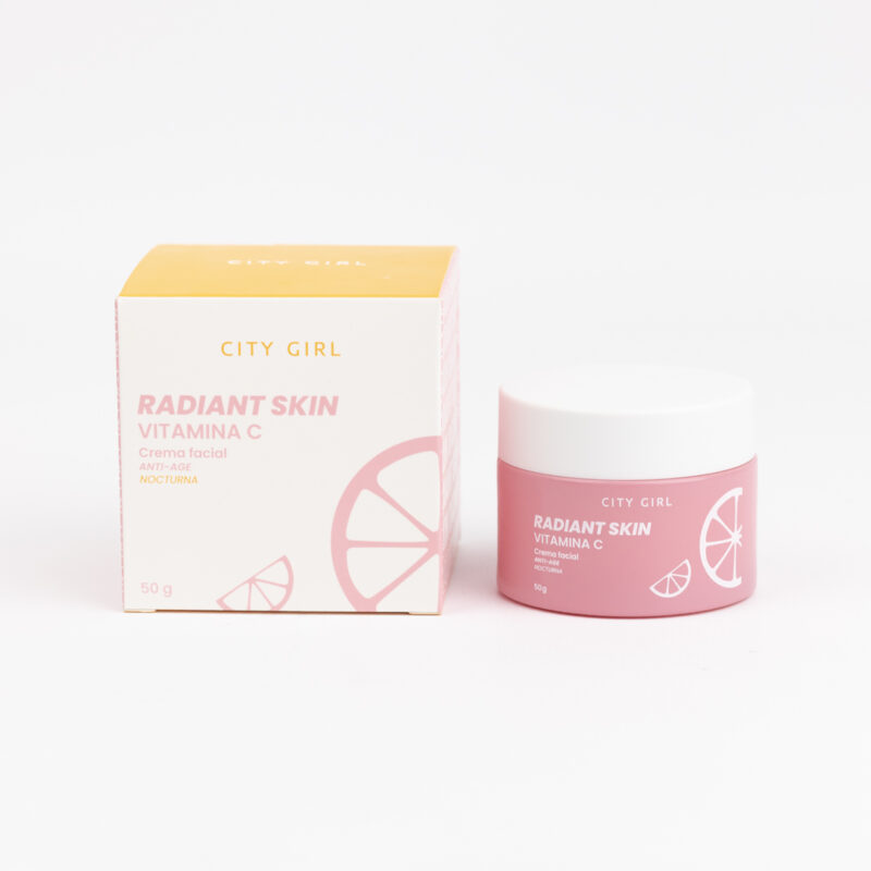 crema facial de noche anti age vitamina c city girl