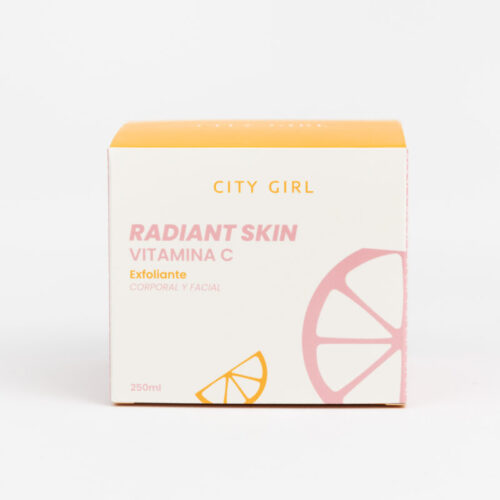 exfoliante facial y corporal con vitamina c city girl