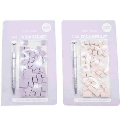esponja para degrade y pinza city girl