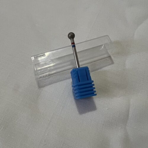 fresa diamantada bola cinta azul y roja