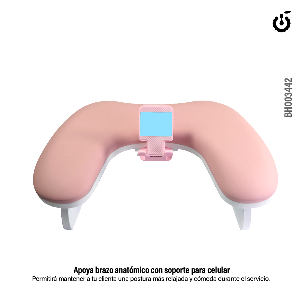 apoya brazo anatómico con soporte celular cherimoya
