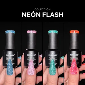 colección neón flash pink mask