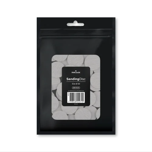 Sanding Disc 20 mm - 240 Grit PINK MASK