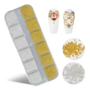 caviar dorado y plateado