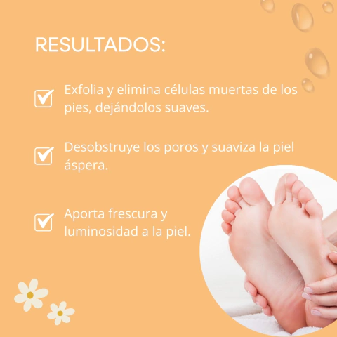 mascarilla para pies mely