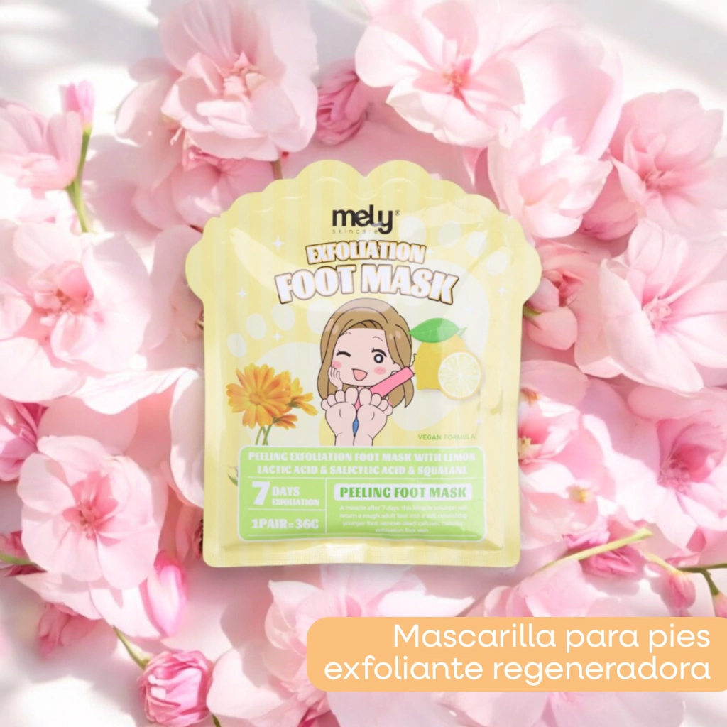 mascarilla para pies mely