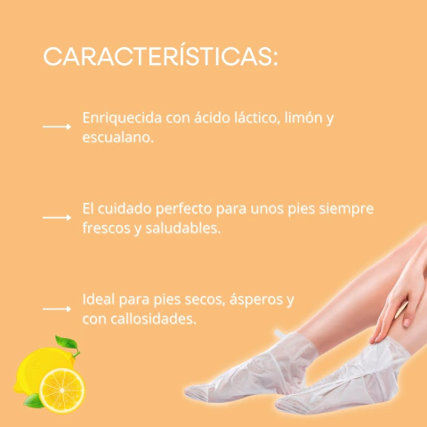 mascarilla para pies mely