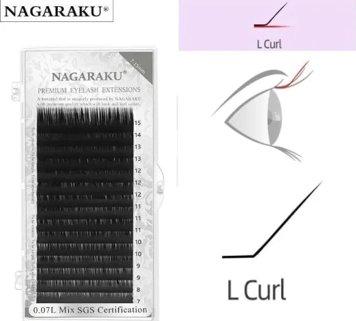 Extensiones de pestañas mix 3D 0.07L NAGARAKU - Imagen 4