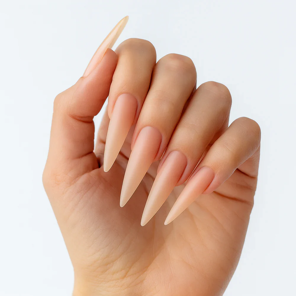 Easy Tip Half Cover Stiletto Pink Mask