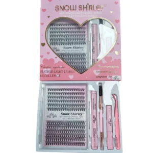 Kit de pestañas punto por punto Snow Shirley