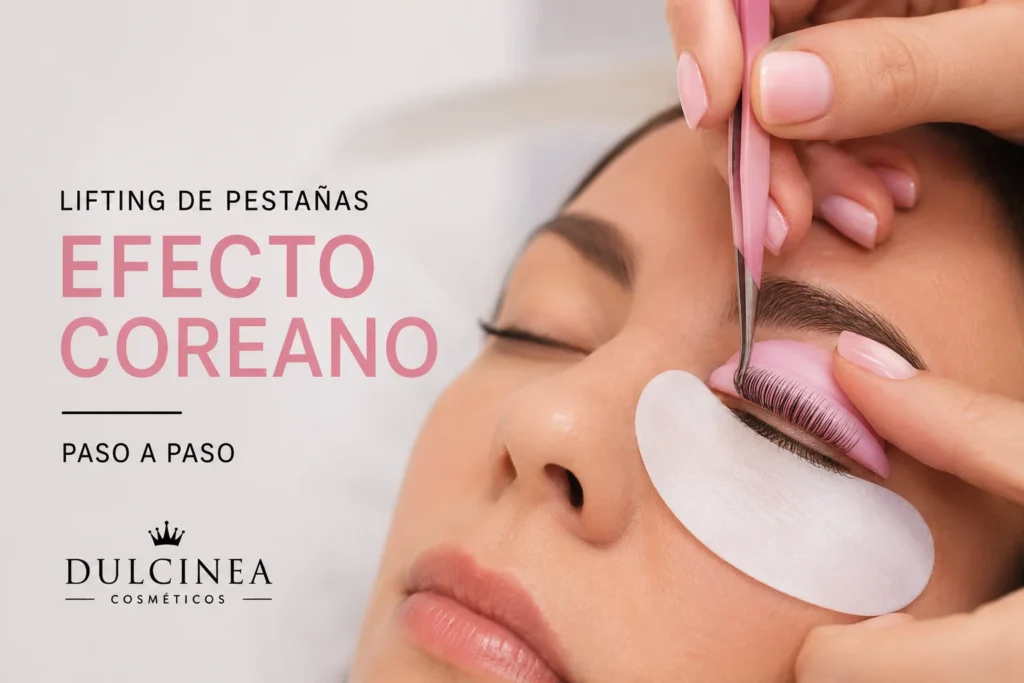 Lifting de pestañas efecto coreano paso a paso: guía profesional