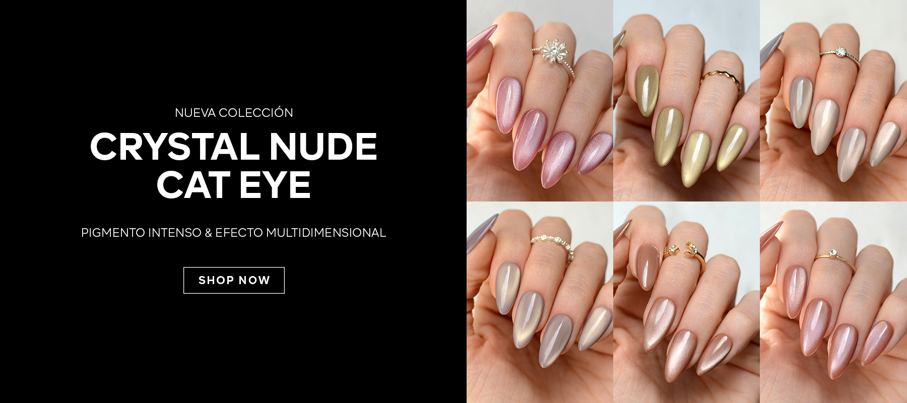 Crystal Nude Cat eye pink mask